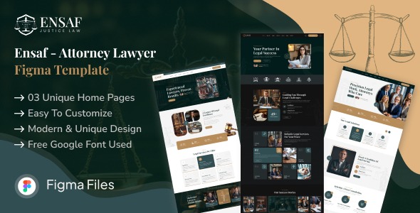Ensaf v1.0 Attorney Lawyer WordPress Theme